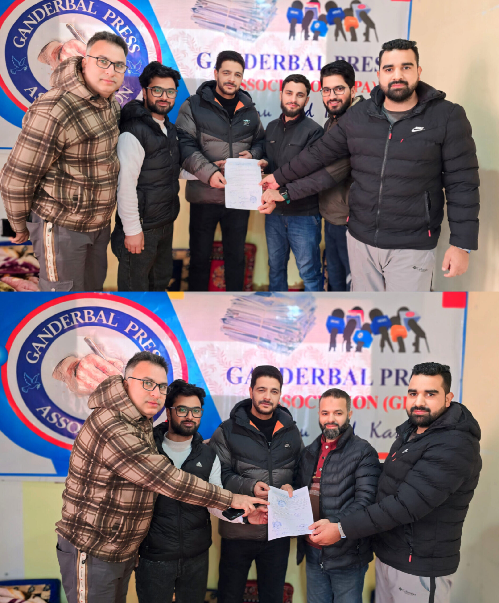 Ganderbal Press Association (ECGPA): We are pleased to announce that a formal Hand Over and Take Over took place at our head office.