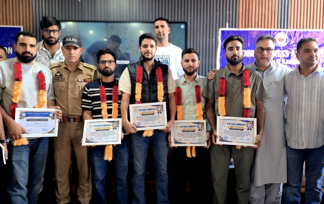 Ganderbal Press Association Elects New Office-Bearers; Ayaz Sofi Re-elected President for Second Term