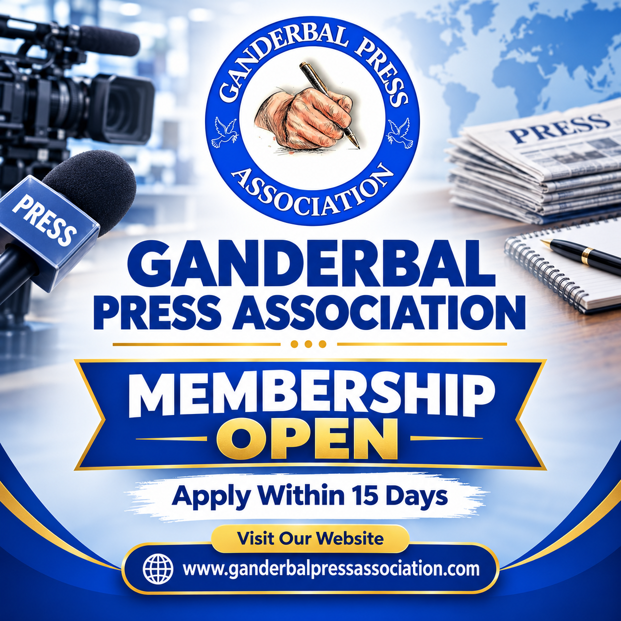 Ganderbal Press Association Opens Membership for 15 Days